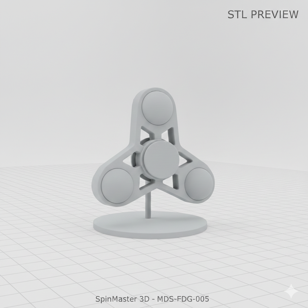 Fidgetspinner „SpinMaster 3D“